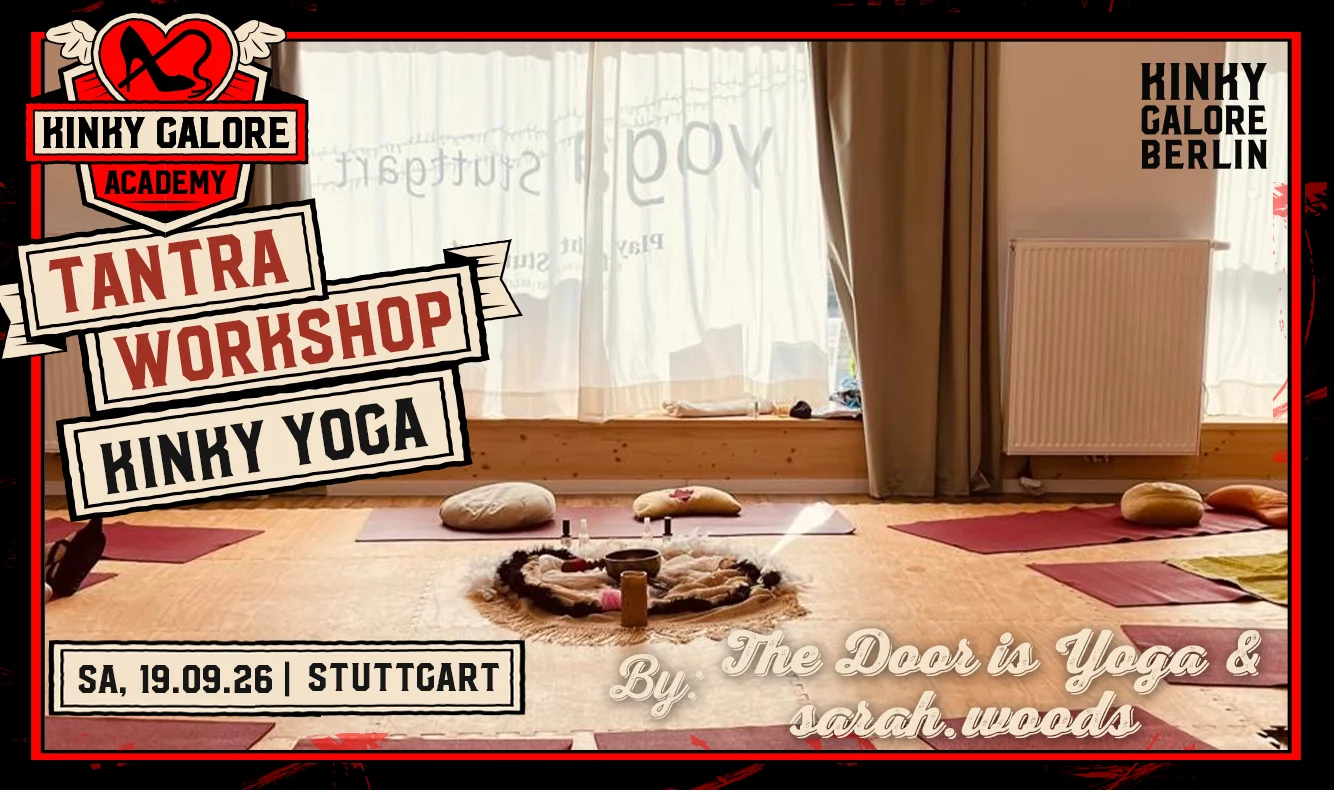KINKY YOGA LEVEL 1 "CONNECTION & CONSCIOUS PLAY" in Stuttgart 3h Kinky Yoga "Connection & Conscious Play"